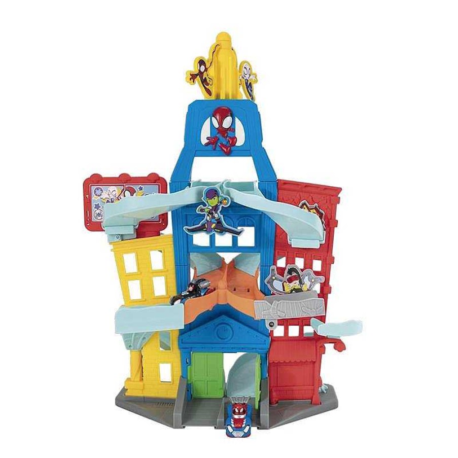 Veh Culos De Juguete Toy Partner | Parking Ciudad Spidey 51 Cm