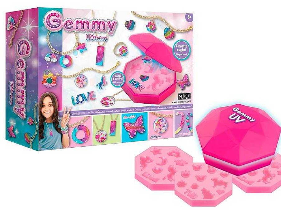 Juguetes Manualidades Infantiles Nice | Kit Para Crear Joyas Gemmy Factory