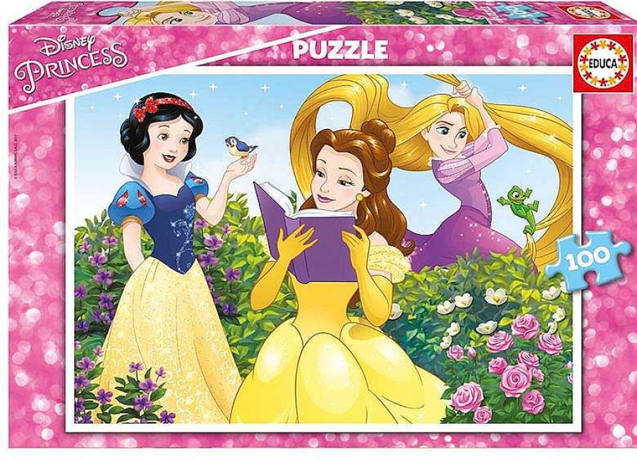 Puzzles Educa Borrás | Puzzle De 100 Piezas Princesas Disney De Educa