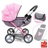 Mu Ecas Reig | Coche Mu Ecas Pram Cosy Gris/Rosa