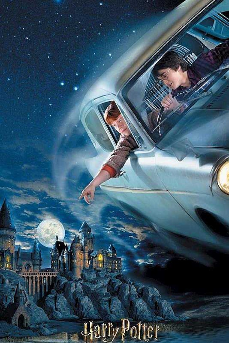 Puzzles Red String | Puzzle 3D Harry Potter Coche Volador En Libro