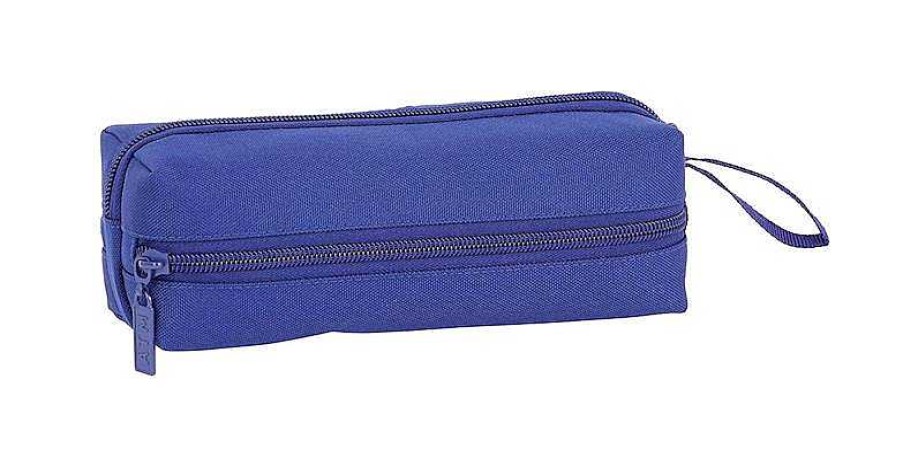 Material Escolar Safta | Estuche 3 Cremalleras Atl Tico De Madrid In Blue