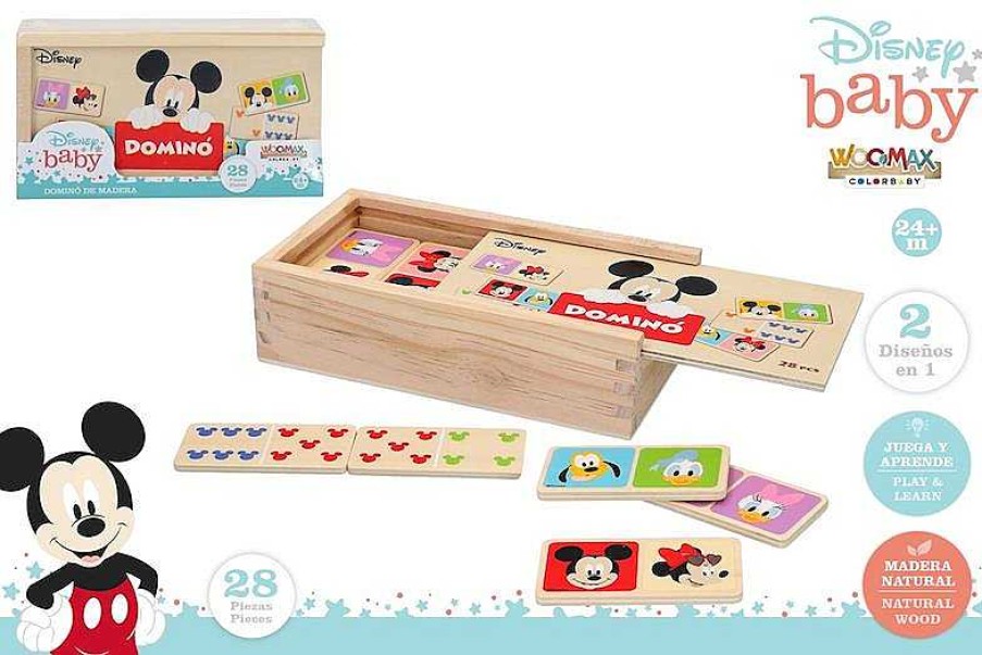 Juguetes Para Beb S Color Baby | Domin Madera Disney 19 Cm