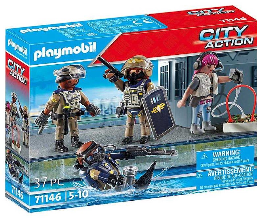 Playmobil Playmobil | Playmobil Set De Figuras Fuerzas Especiales City Action