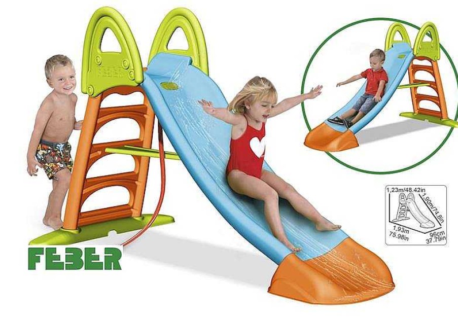 Juguetes Aire Libre Feber | Feber Slide Tobog N Con Agua Famosa