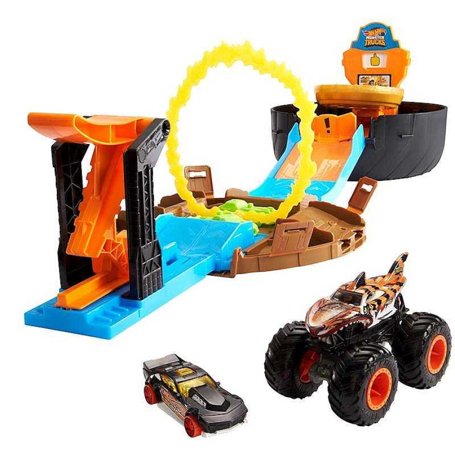 Veh Culos De Juguete Mattel | Pista Hot Wheels Monster Trucks