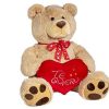 Peluches Beatriz | Peluche Oso Marr N Coraz N Te Quiero 95 Cm