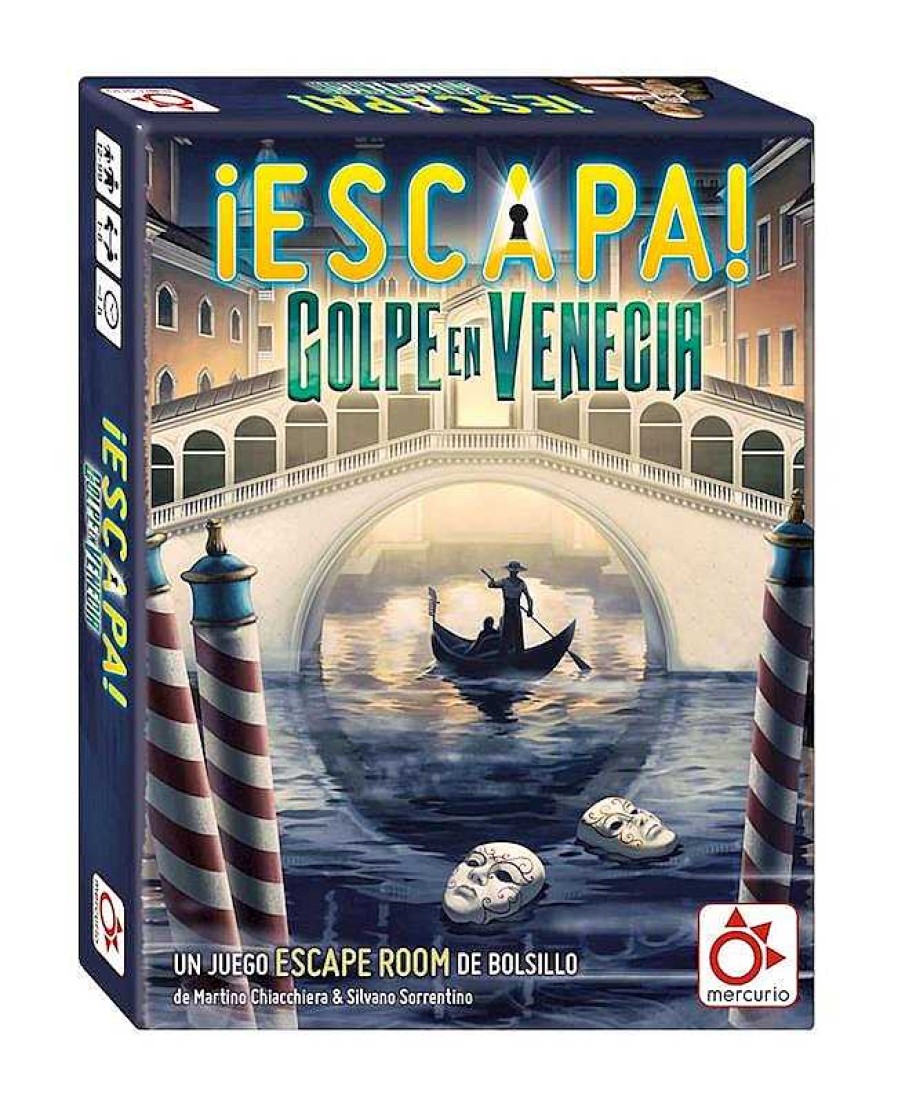 Juegos De Mesa Mercurio | Juego Escapa, Golpe En Venecia