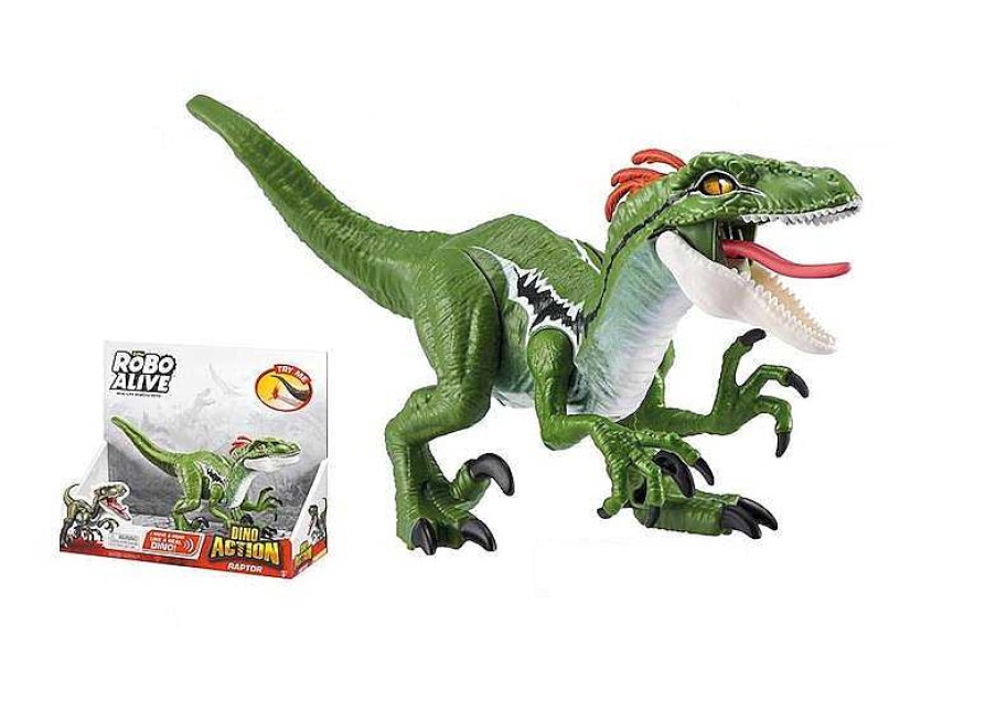 Figuras De Acci N Zuru | Dinosaurio Velociraptor Robo Alive