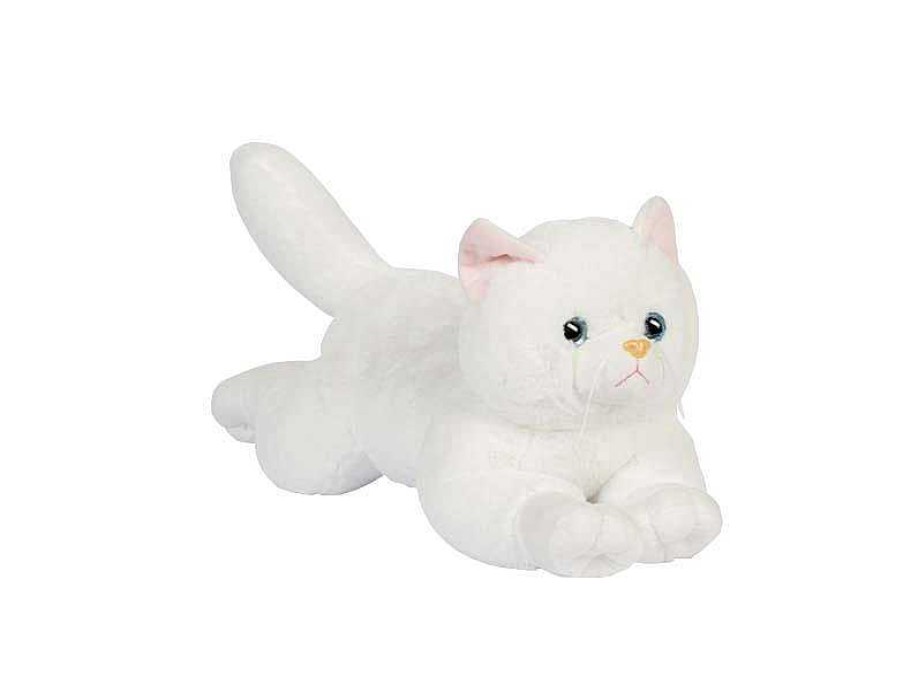 Peluches Beatriz | Peluche Gato Blanco 45 Cm