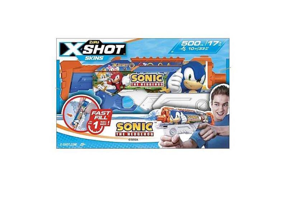 Juguetes Para Piscina Y Accesorios Zuru | X-Shot Sonic Skins Hyperload Pistola De Agua