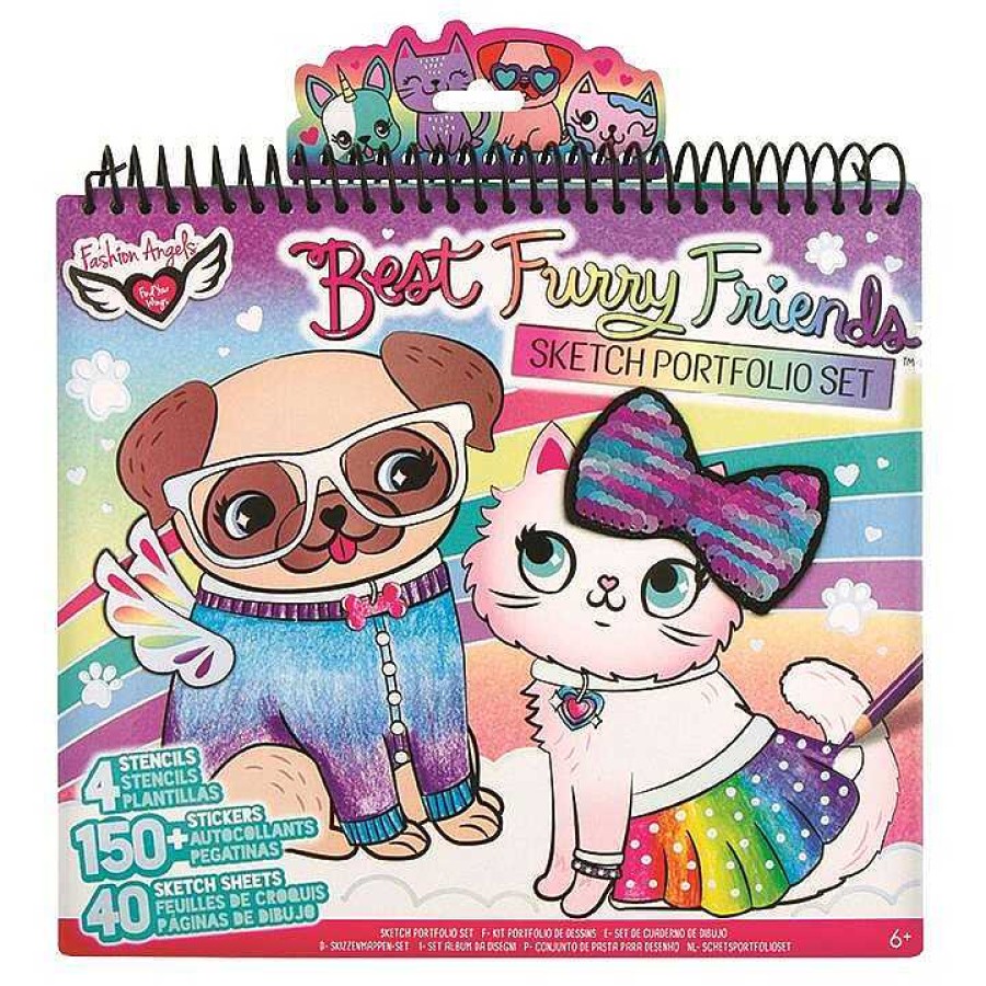 Juegos Del Hogar Crayola | Album Para Dibujar Fashion Angels Amigos Blanditos