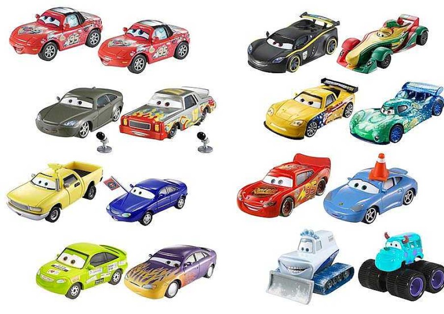 Veh Culos De Juguete Mattel | Coches Cars 3 Pack Con 2 Veh Culos