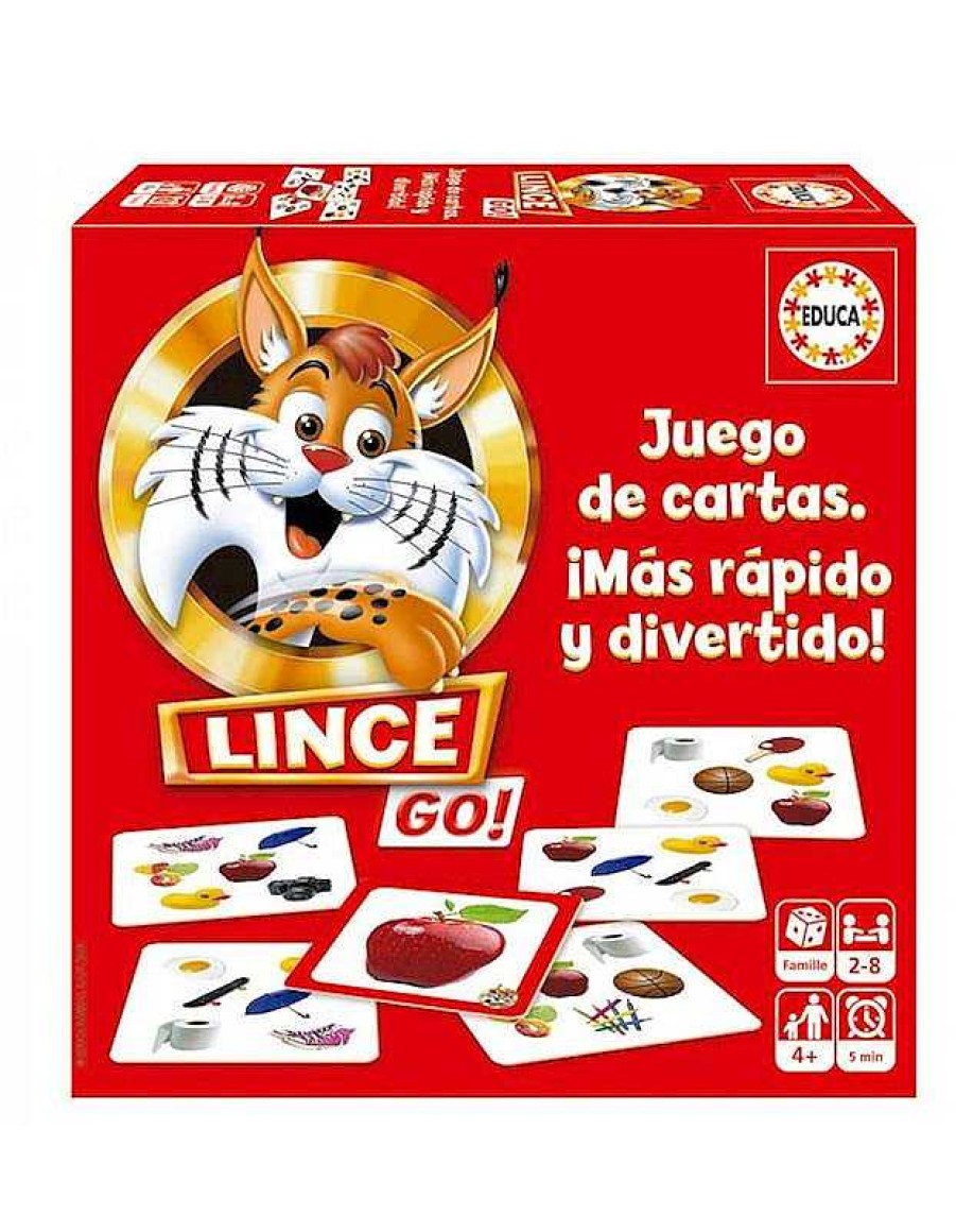 Juegos De Mesa Educa Borrás | Juego Lince Go Versi N Cartas!