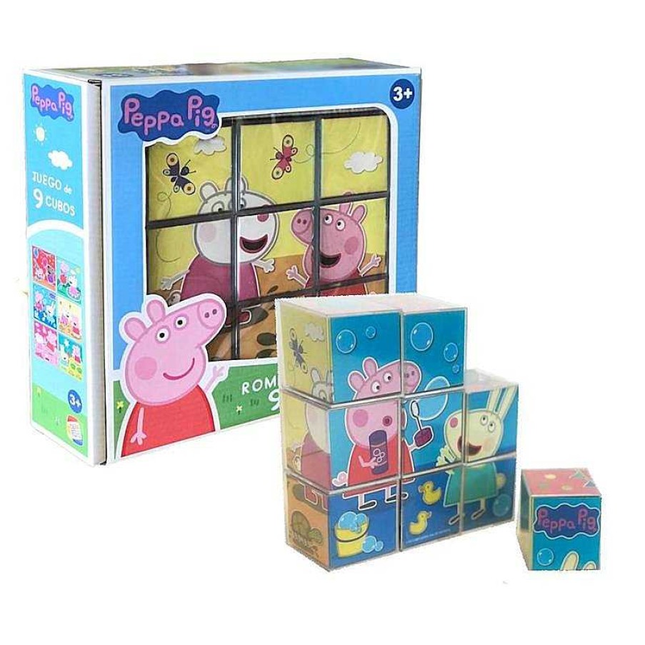 Puzzles Cefa | Rompecabezas Peppa Pig 9 Cubos