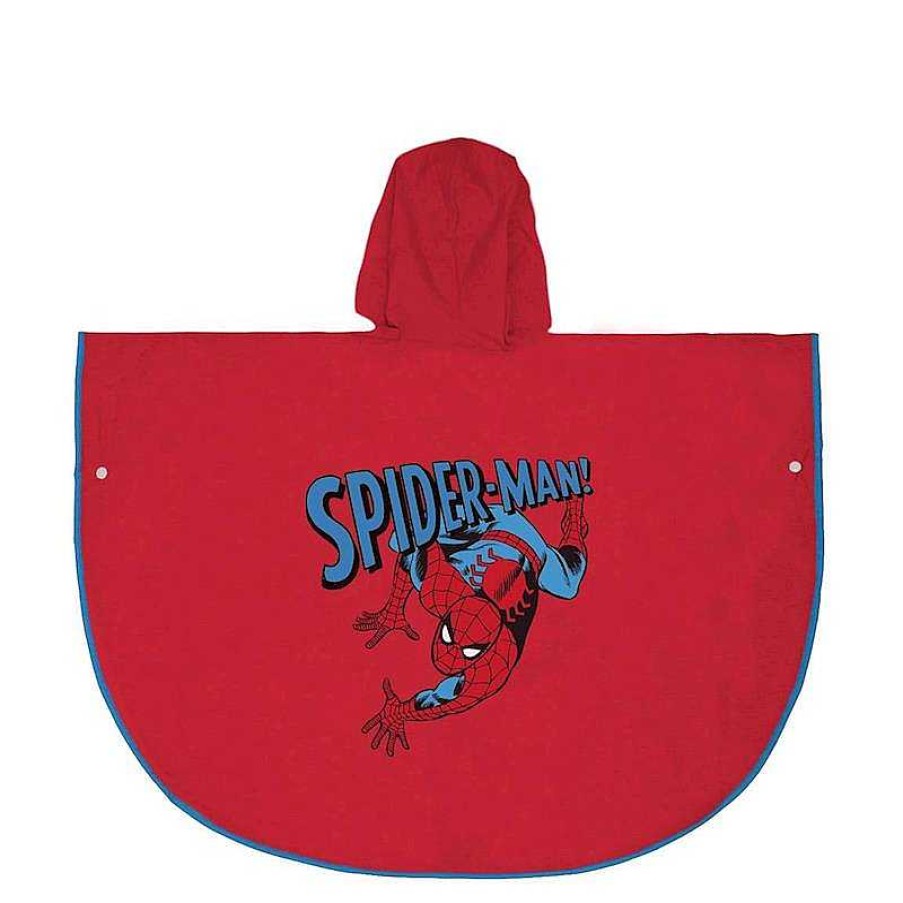 Material Escolar Cerdá | Poncho Impermeable Spiderman Talla S/M