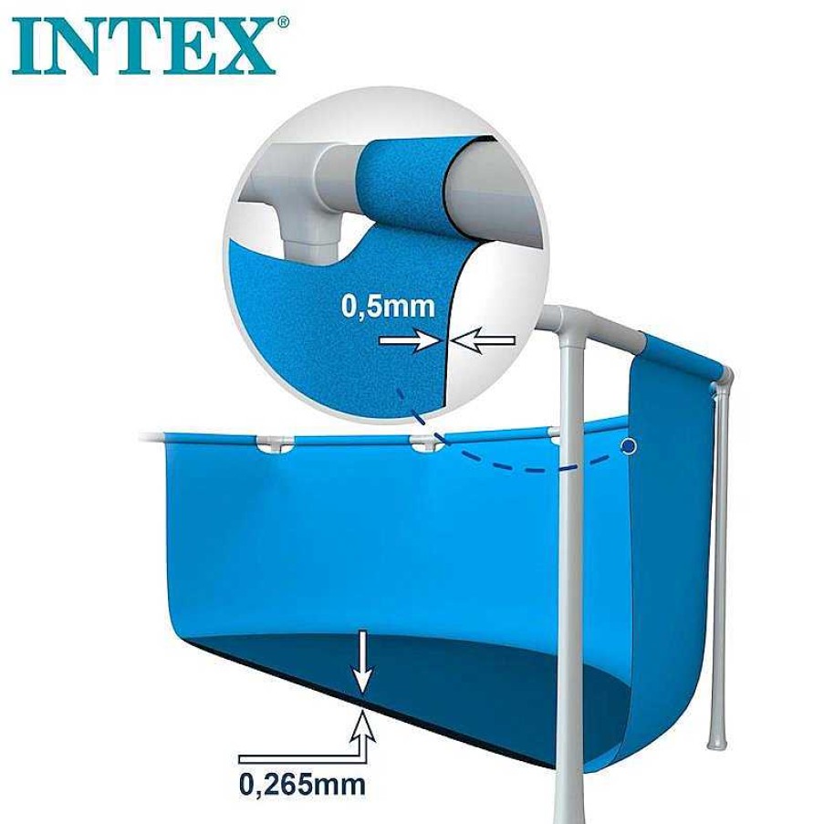 Juguetes Para Piscina Y Accesorios Intex | Piscina Desmontable 244X51 Cm