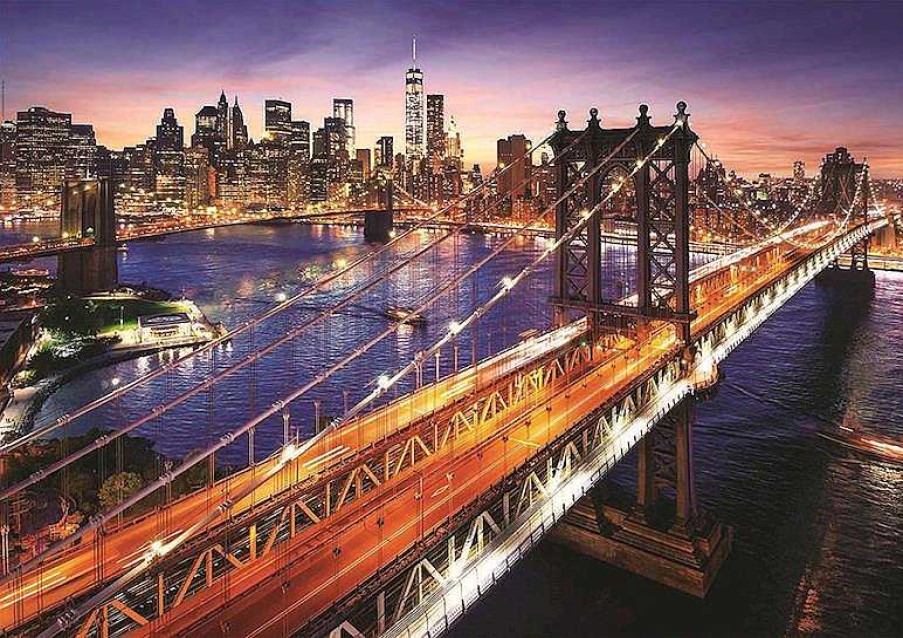 Puzzles Educa Borrás | Puzzle 3000 Piezas Manhattan Al Atardecer