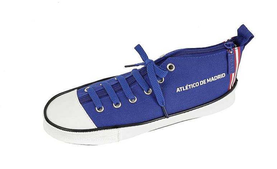 Material Escolar Safta | Estuche Zapatilla Atl Tico Madrid Azul