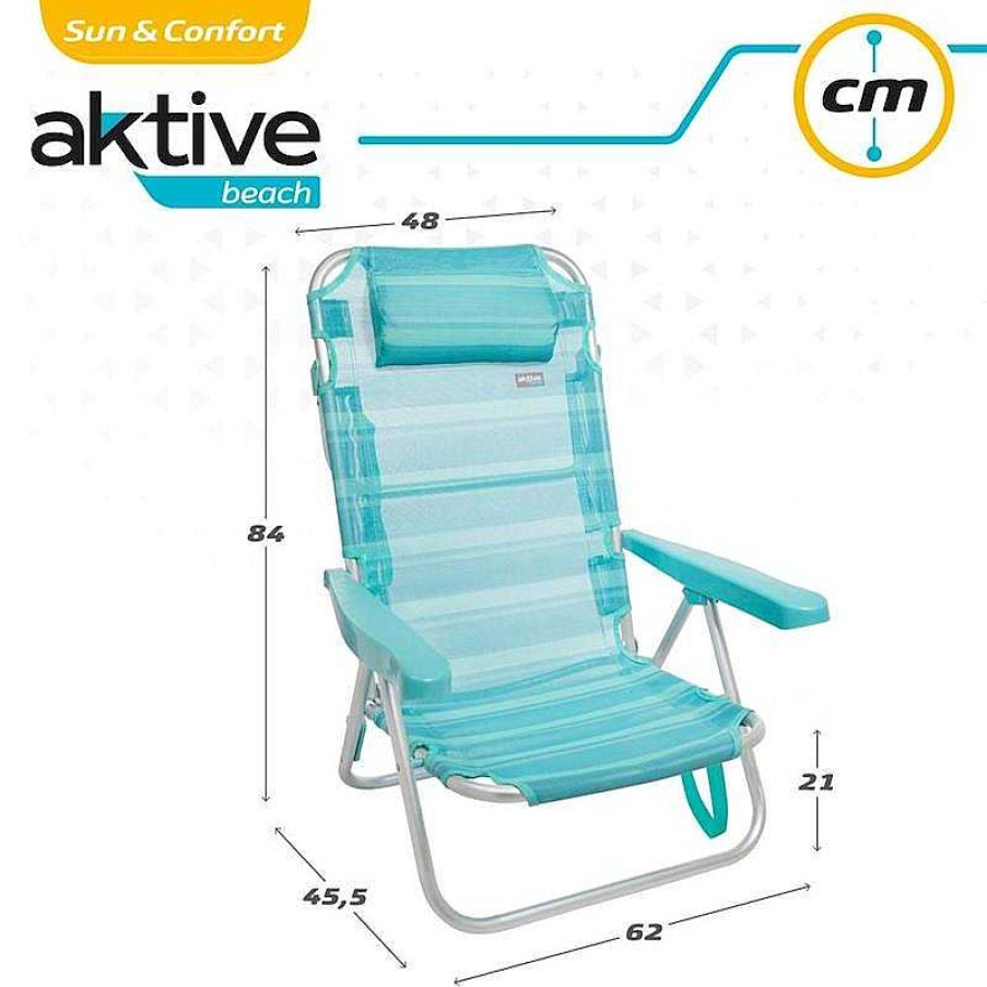 Juguetes Verano Color Baby | Silla Playa Mediterran Con Coj N Aktive Beach