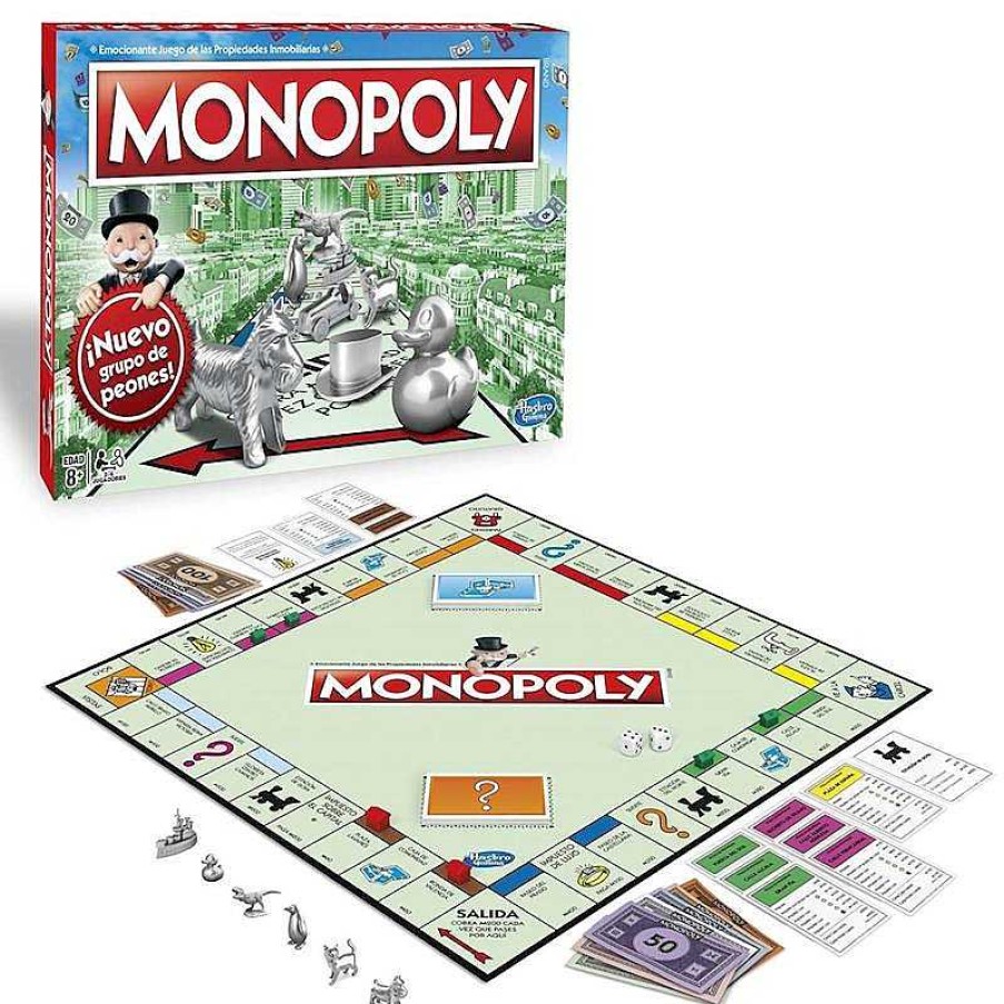 Juegos De Mesa Hasbro | Juego Monopoly Barcelona Refresh