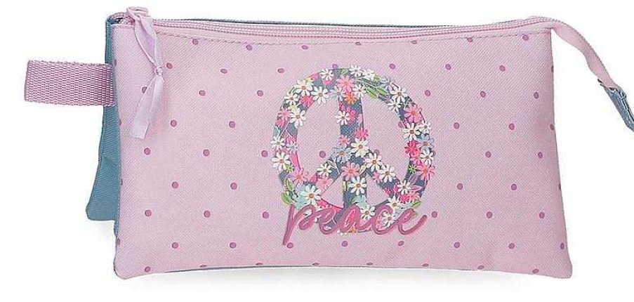 Material Escolar Joumma Bags | Estuche Triple Roll Road Peace