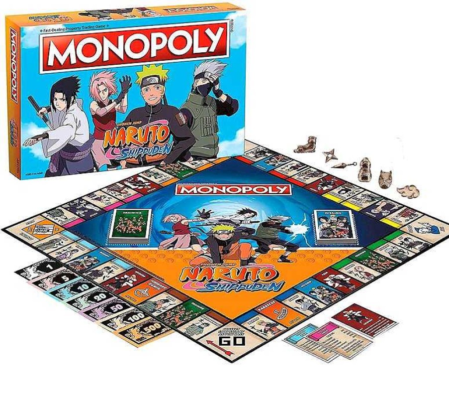 Juegos De Mesa Eleven Force | Juego Monopoly Naruto Shippuden