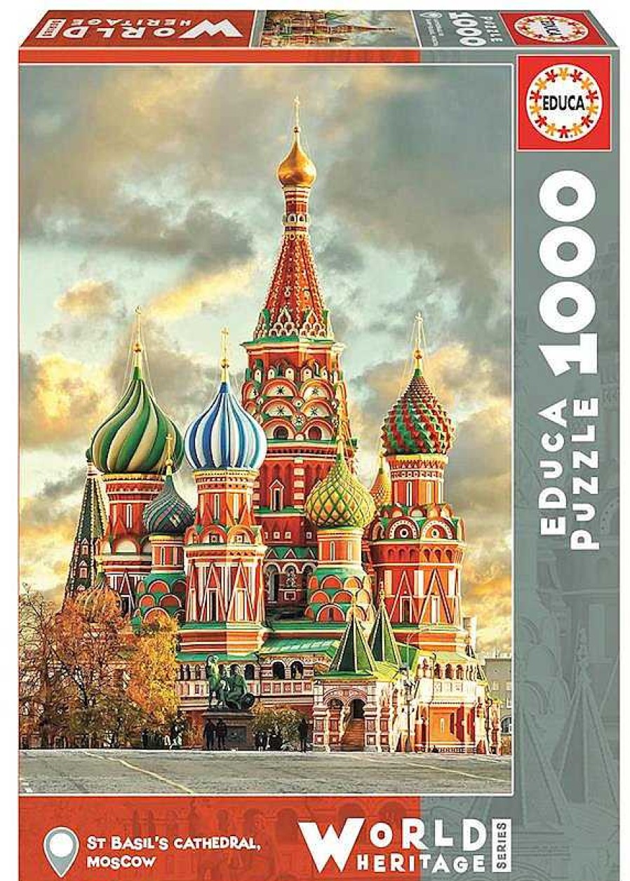 Puzzles Educa Borrás | Puzzle 1000 Piezas Catedral San Basilio