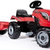 Coches De Pedales Smoby | Tractor Pedales Farmer Xl Rojo