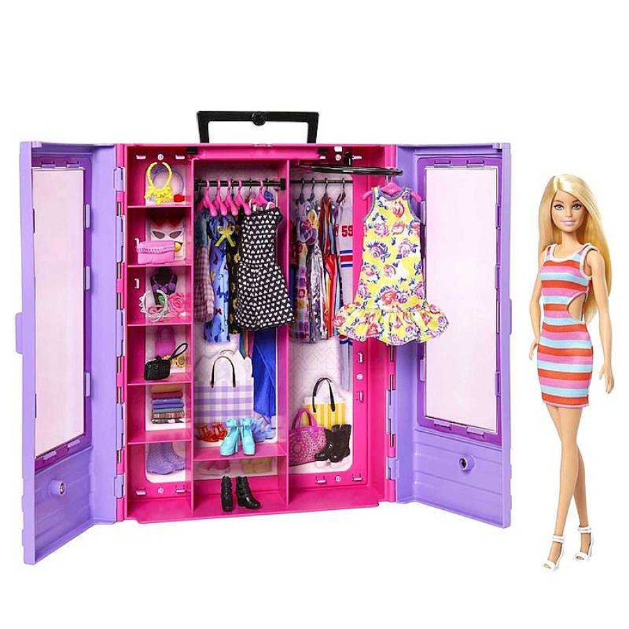 Mu Ecas Mattel | Armario Port Til Con Barbie Fashionista