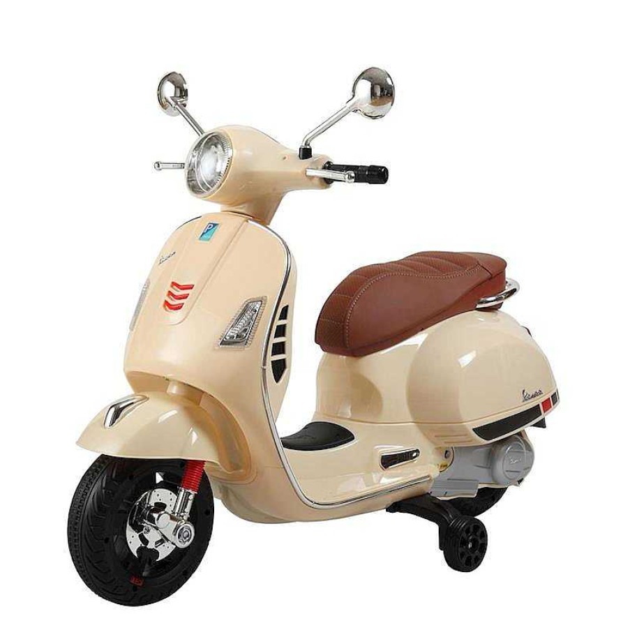 Coches El Ctricos Infantiles Injusa | Moto Vespa 12V Beige Runruntoys