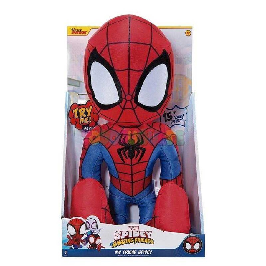 Peluches Toy Partner | Peluche Spidey 40 Cm Con Sonido