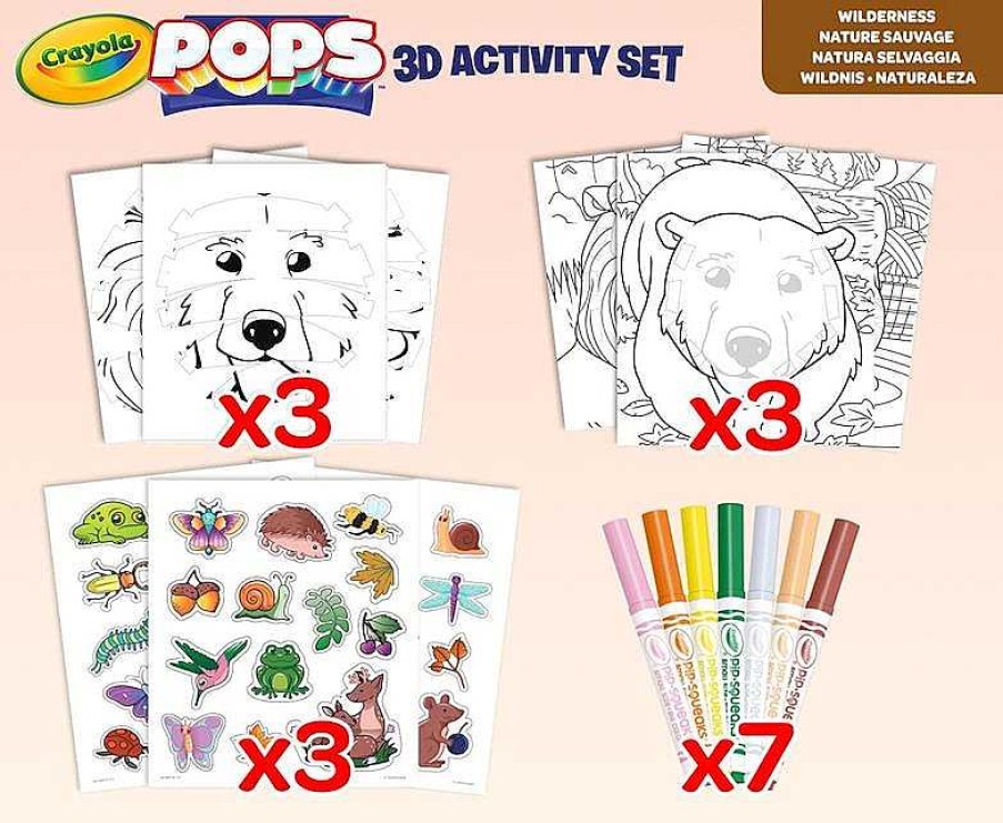 Juegos Del Hogar Crayola | Naturaleza Salvaje Crayola Pops 3D