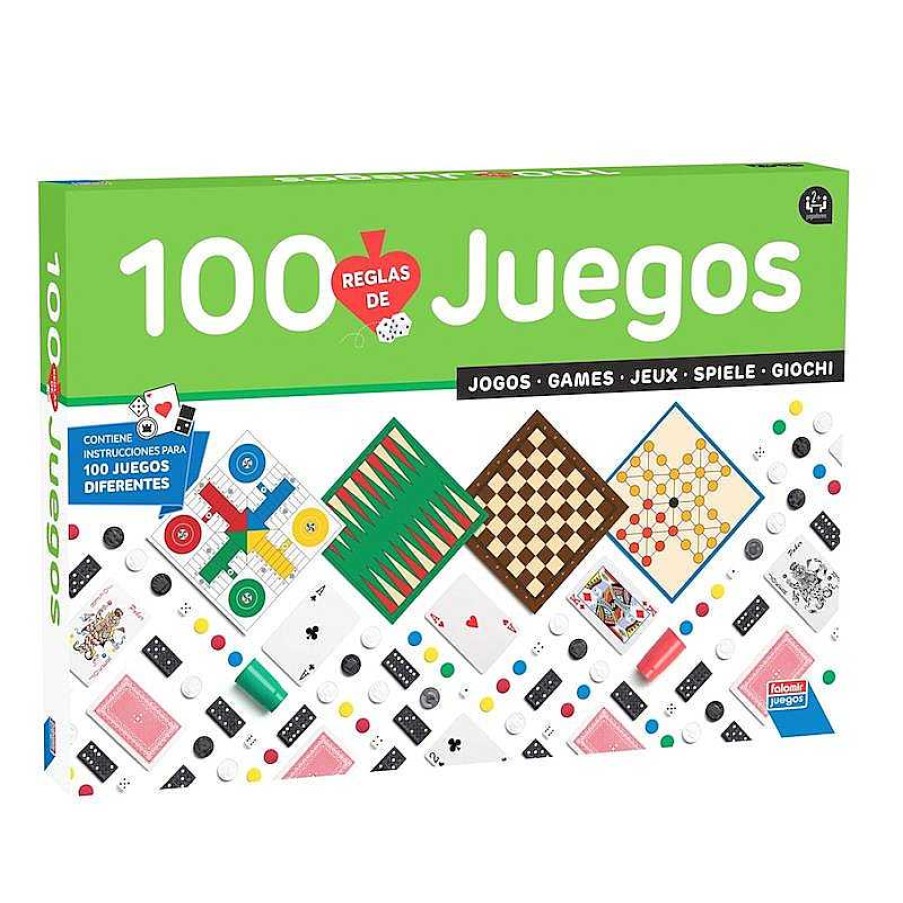 Juegos De Mesa Falomir | Juego 100 Juegos Reunidos