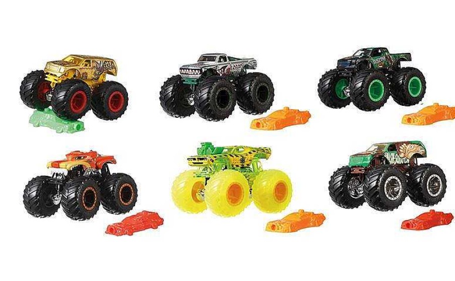 Veh Culos De Juguete Mattel | Hot Wheels Veh Culo B Sico Monster Escala 1:64 Mattel