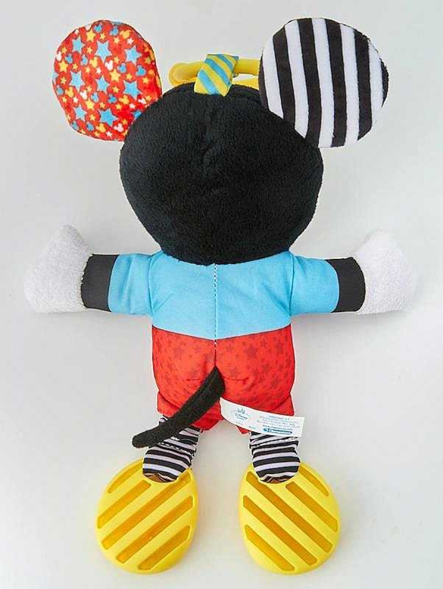 Juguetes Para Beb S Clementoni | Sonajero Mickey Peluche Texturas Con Mordedor De Clementoni