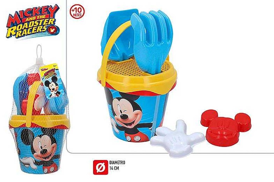 Juguetes Verano Color Baby | Conjunto Playa Mickey Cubo Con Accesorios Color Baby