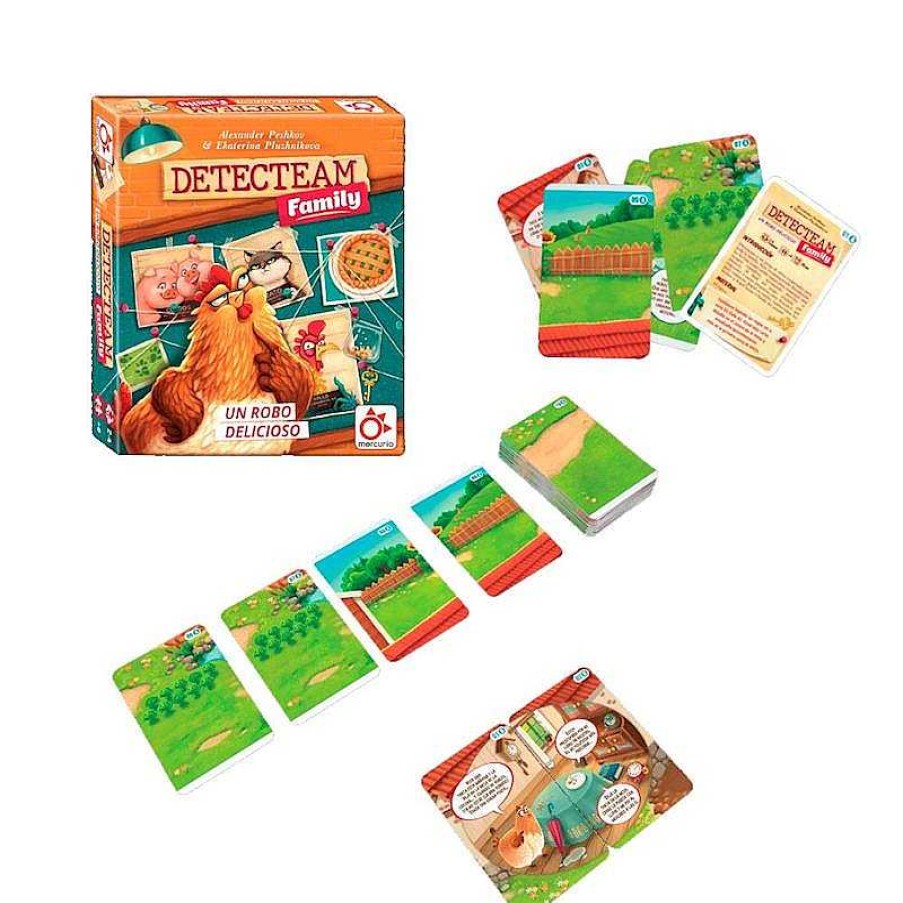 Juegos De Mesa Mercurio | Juego Detecteam Family Un Robo Delicioso