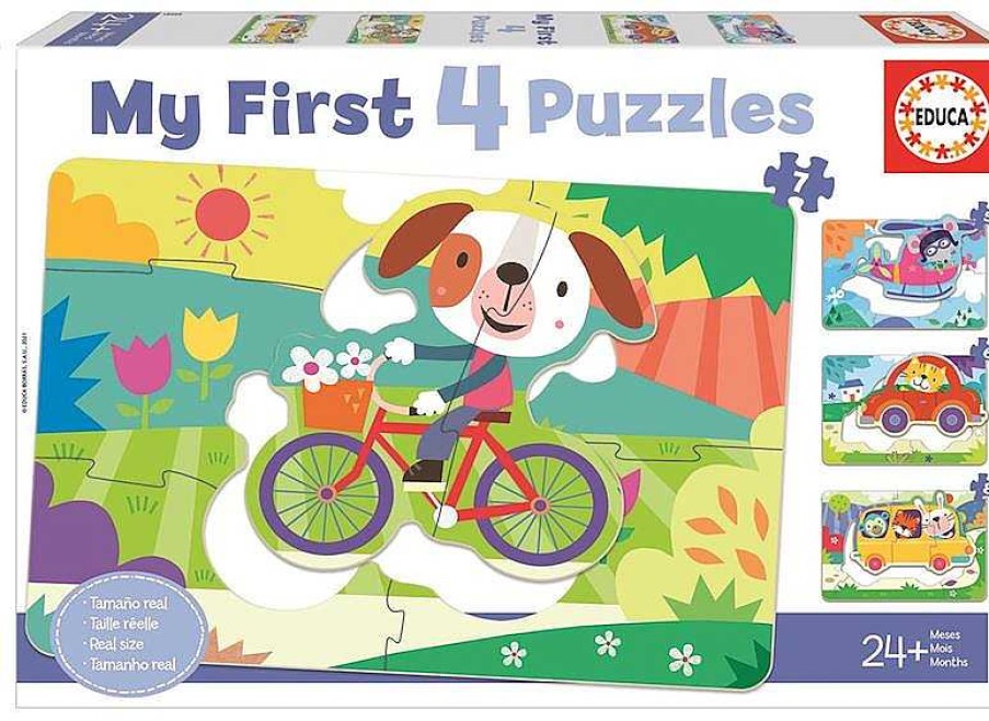 Puzzles Educa Borrás | Puzzles Vehiculos Extraibles