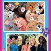 Puzzles Educa Borrás | 2 Puzzles 100 Piezas Barbie