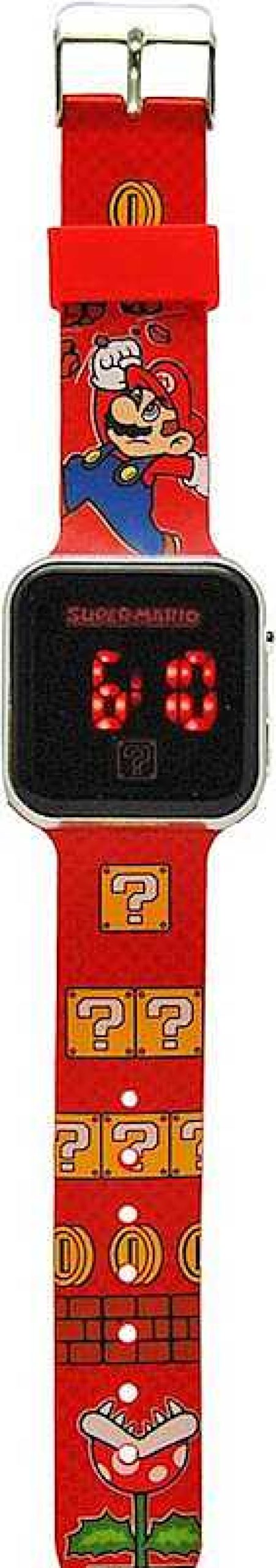 Juguetes Electr Nicos Kids Euroswan | Reloj Led Super Mario Nintendo