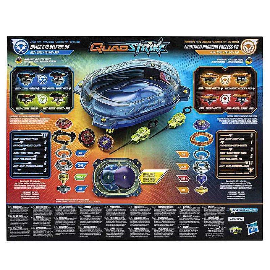 Figuras De Acci N Hasbro | Estadio Beyblade Quadstrike