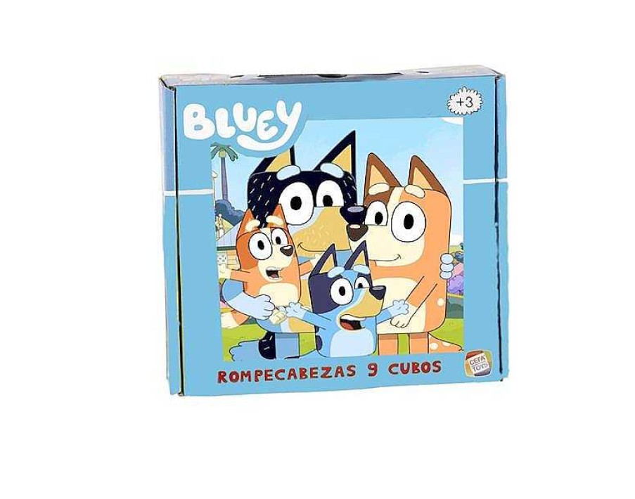 Puzzles Cefa | Rompecabeza Bluey 9 Cubos