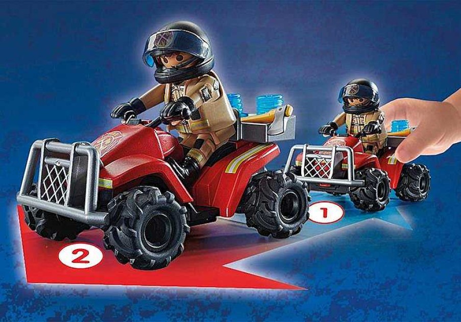 Playmobil Playmobil | Bomberos Speed Quad City Action Playmobil