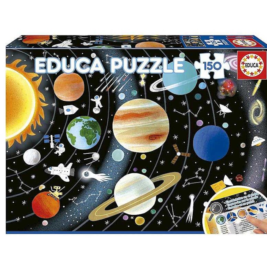 Puzzles Educa Borrás | Sistema Solar Puzzle 150 Piezas