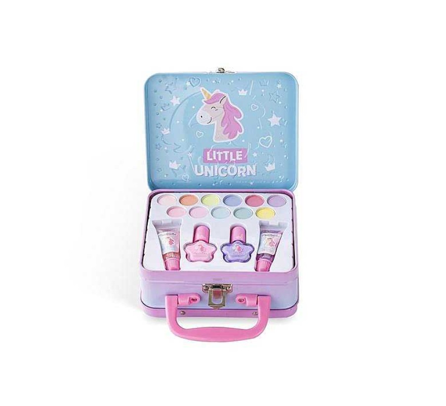 Juegos De Belleza Aquarius Cosmetic | Estuche Maquillaje Martinelia Little Unicorn En Lata