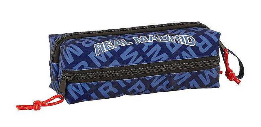 Material Escolar Safta | Estuche 3 Cremalleras Real Madrid Navy