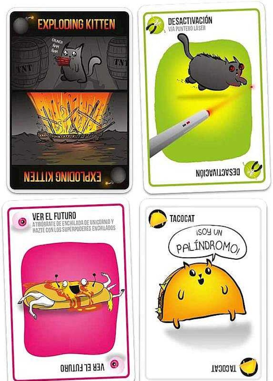 Juegos De Mesa Asmodee | Exploding Kittens Juego De Cartas