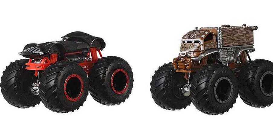 Veh Culos De Juguete Mattel | Pack 2 Monster Truck Hot Wheels Gigantes