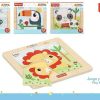 Puzzles Color Baby | Puzzle Animales Madera Fisher Price